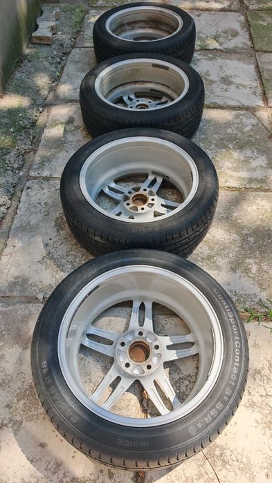 Set de 4 Roti complete R18 BMW - Jante Alutec + Anvelope Vara Continental SSR Runflat 245/45 R18 DOT 2025