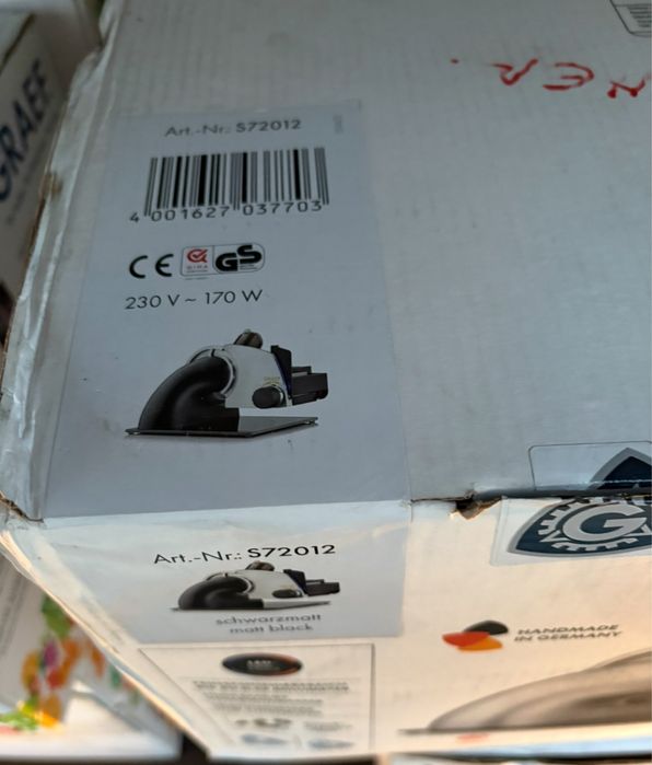 Feliator electric, Graef, SKS700, inox, SIGILAT, pret lichidare stoc