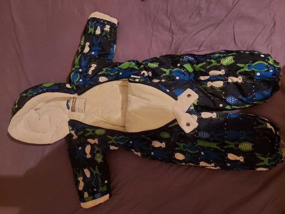 Новый зимний комбинезон на мальчика 18-24 месяца. Россия-Финляндия