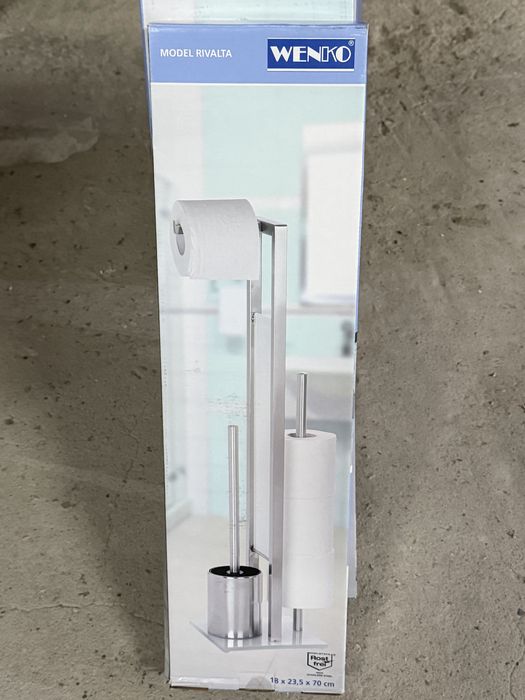 Стойки за тоалетна хартия с четки на WENKO