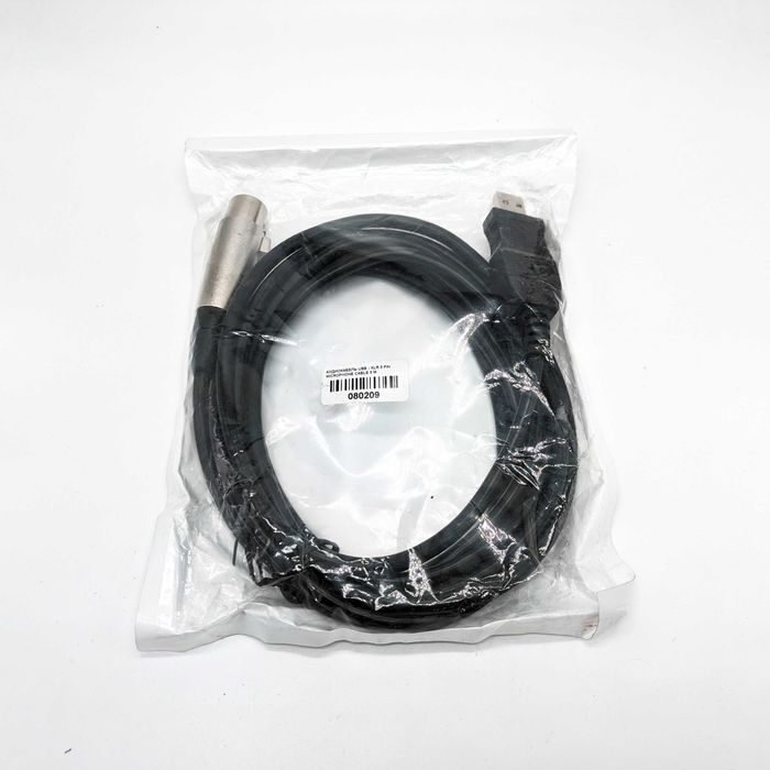 Аудиокабель USB - XLR 3 pin microphone cable 3 М