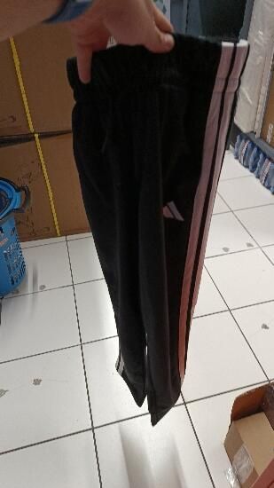 Trening Tiberio Adidas Negru-Alb Copii - produs resigilat Decathlon