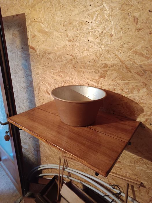 Scara baie și suport lavoar cu console