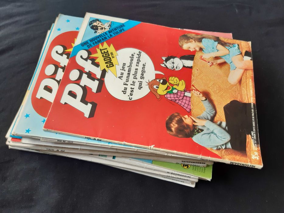 Колекция Стари Френски Списания Pif Gadjet 18 Броя