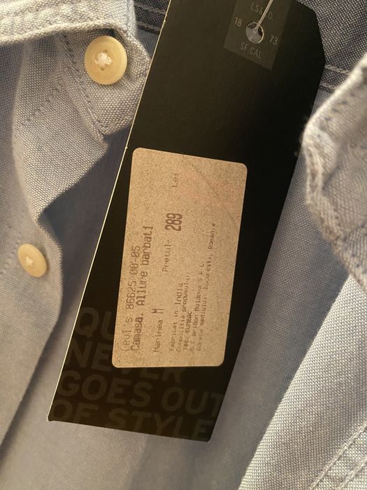 Camasa Levi's originala noua cu eticheta marimea M Slim Fit