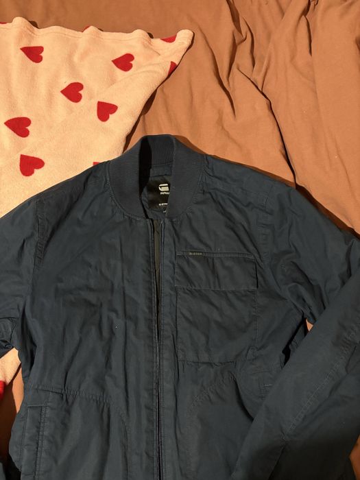 G-star navy blue синьо яке преходно