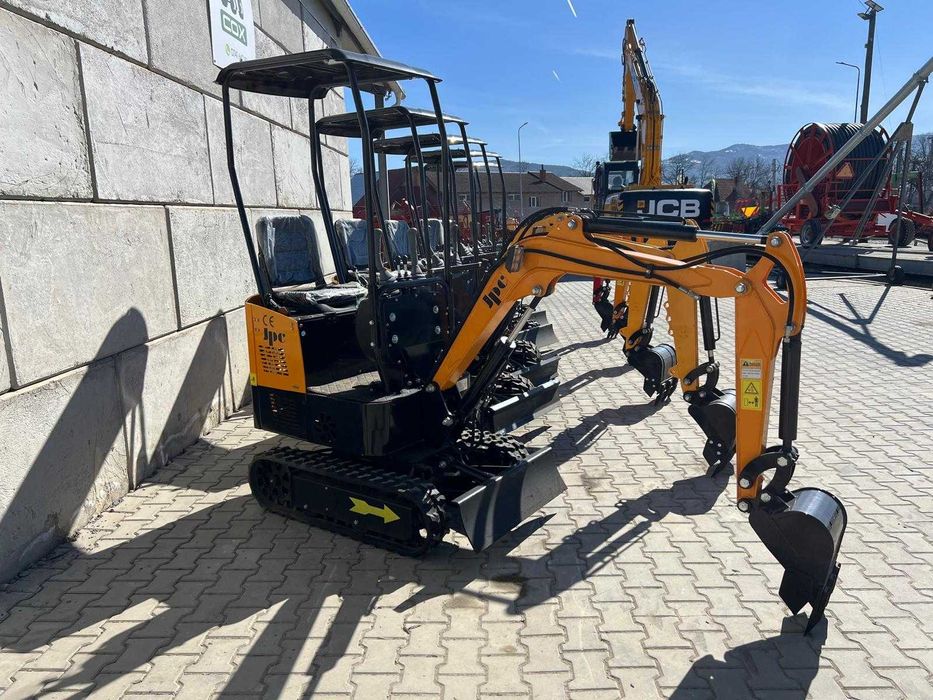 Mini excavator JPC  - 12 Hp , 1 Tona  (Nou 2025) + Video