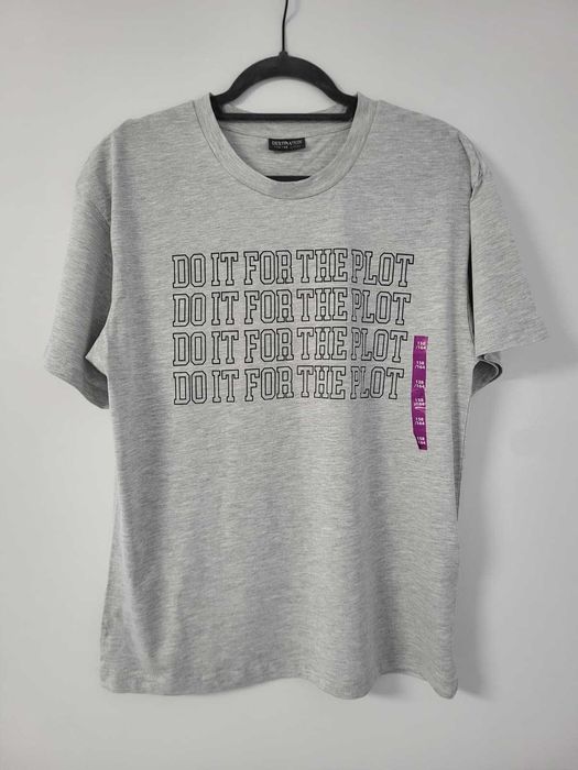 Tricou Gri Oversize Femeie