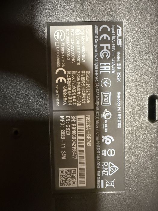 Laptop asus e510 piese