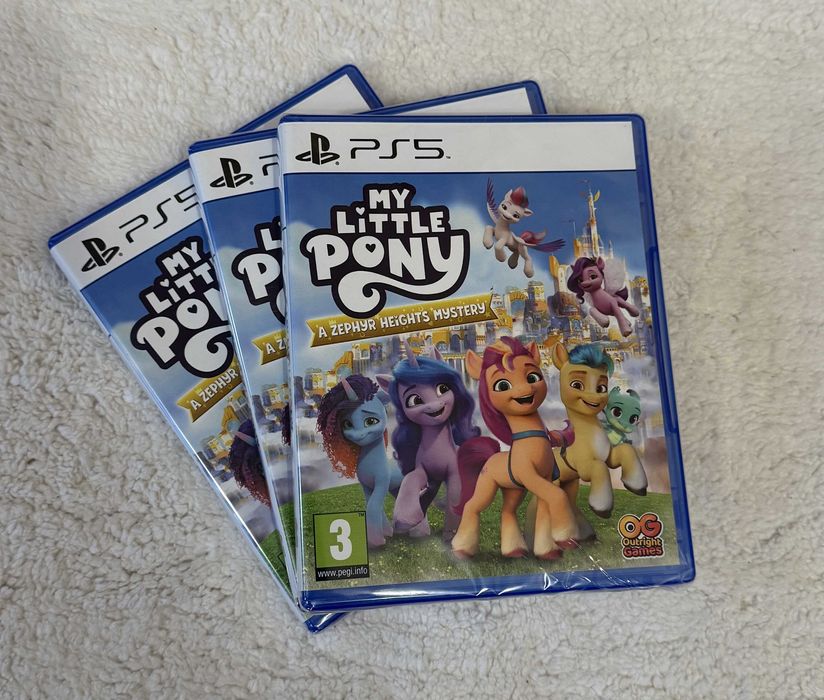 чисто нова My Little Pony A Zephyr Heights Mystery PS5, Малкото Пони