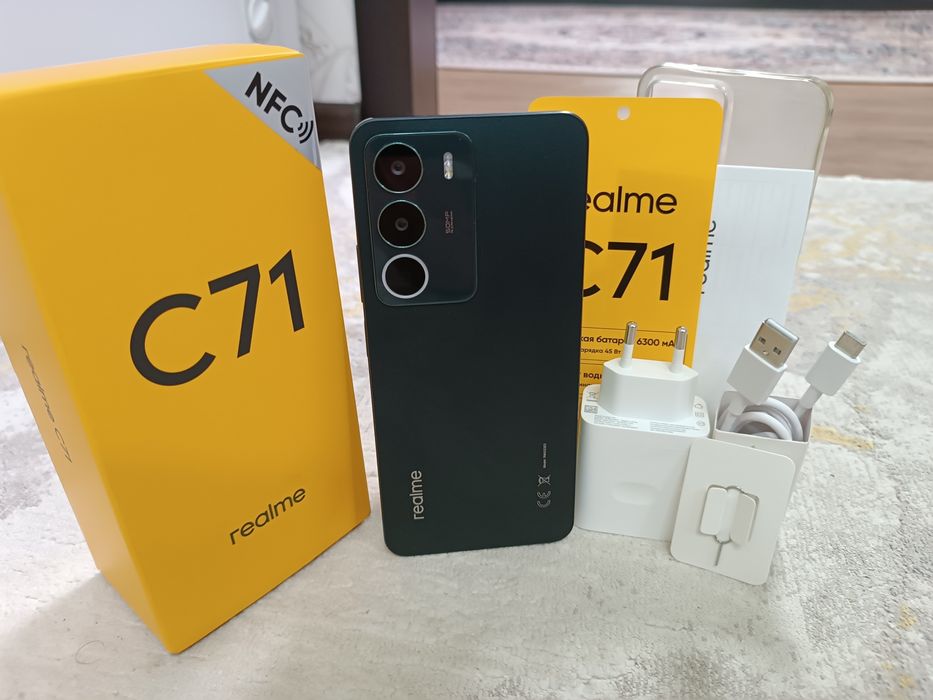 Realme C71 в ИДЕАЛЕ Весь комплект.