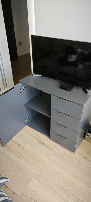 Скрин/Шкаф Сив мат