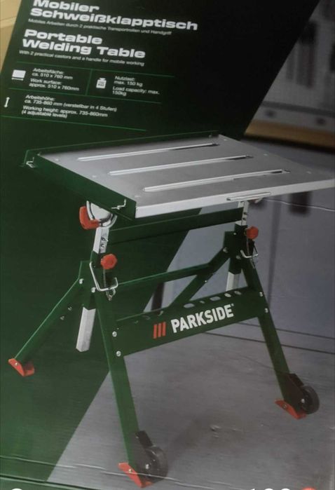 Работна Заваръчна Маса Parkside Парксайд Тезгях Тесгях