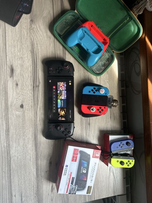 Nintendo Switch Oled Чипованный 64+256 gb МЕГА Комплект!