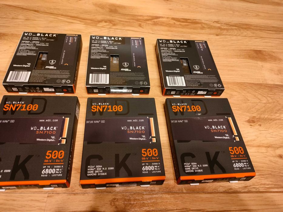 Solid-State Drive (SSD) Western Digital Black SN7100, NVMe™ M.2, 500GB