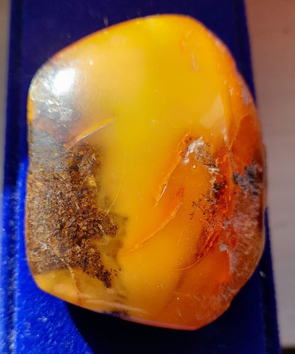 Голям къс естествен балтийски кехлибар