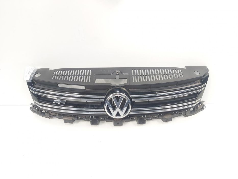 Grila bara fata centrala cu sigla, cod 5N0853653F, Vw Tiguan (5N), facelift Volkswagen