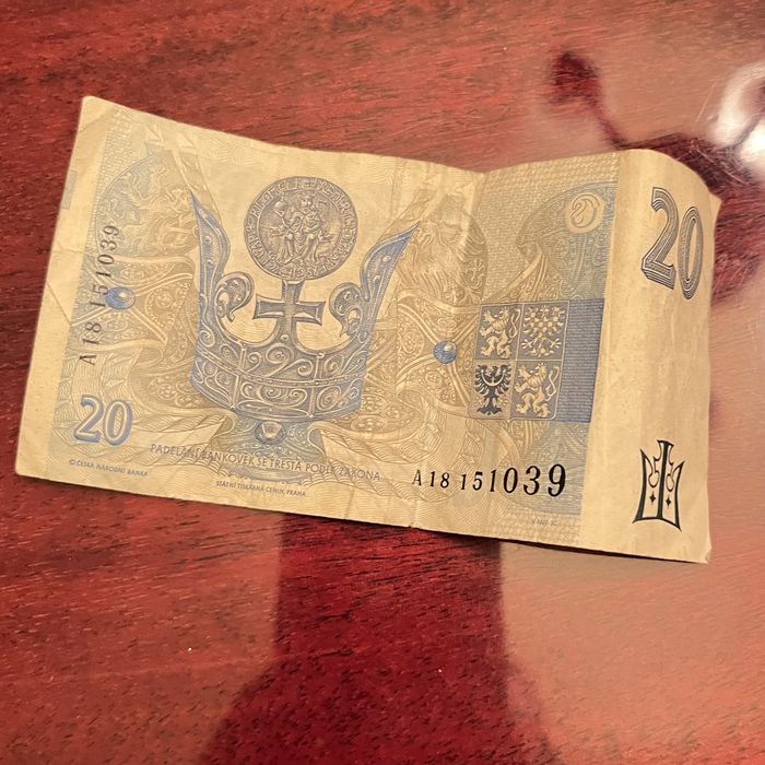 Ofer spre vanzare bancnota coroane Cehia 1994