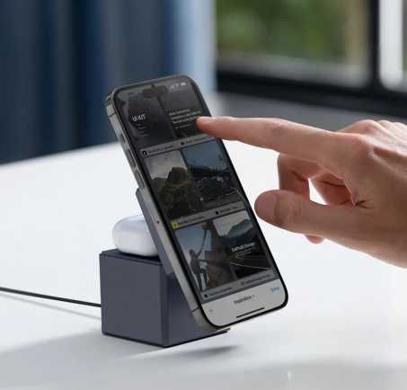 Anker зареждащо кубче 3в1 - Apple Watch, iPhone, Airpods с MagSafe