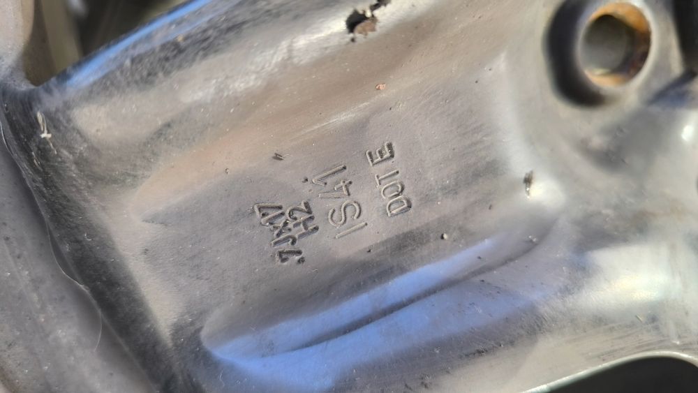 Структурни стоманени джанти 17'' оригинални 7J X 17  със размер 5x120