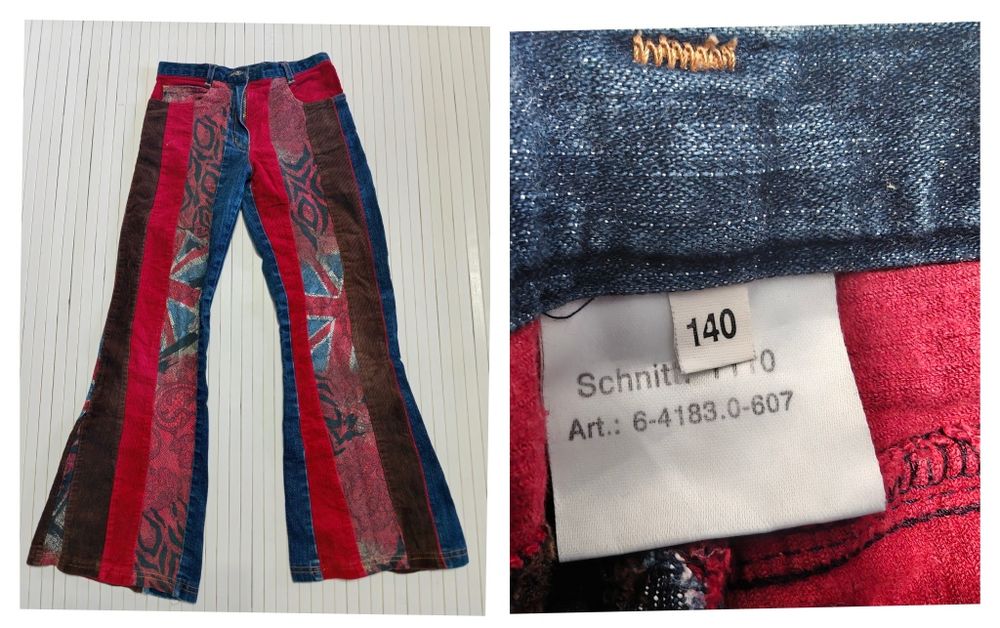 Нови дънки с различни размери и марки