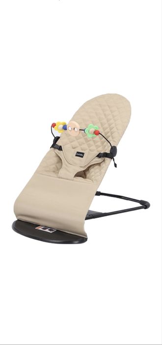 Scaun balansoae bebe, ergonomic, pliabil, cu muzica, cu suport jucarii