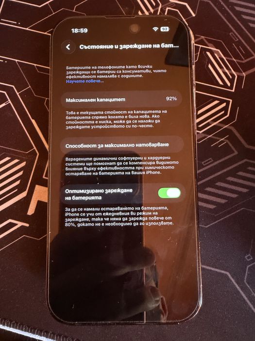 Iphone 14 pro 128gb black 92% battery