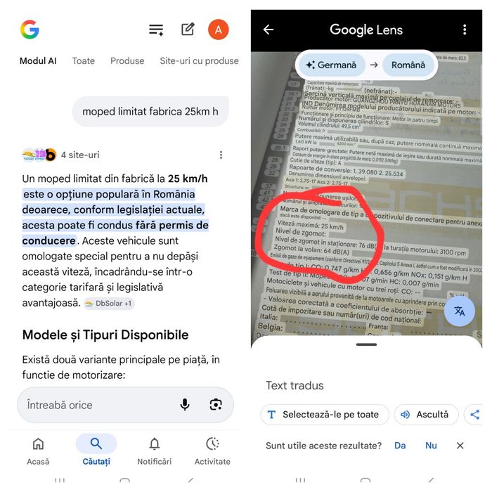 Moped / motoretă Sachs Saxy 25