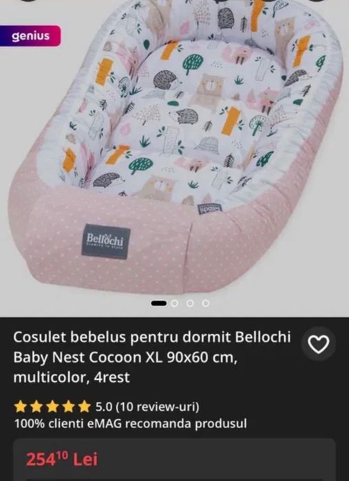 Coșuleț bebeluș Baby Nest Cocon