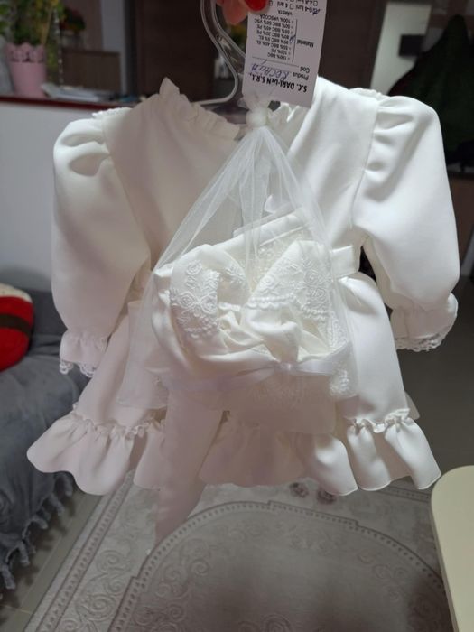 Rochita bebe botez 0 3 luni