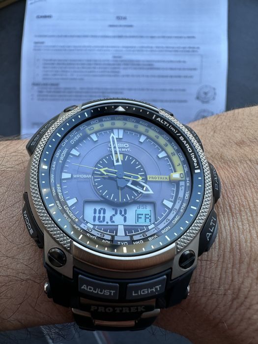 Casio Pro Trek prw-5000t-7er (model 5114)