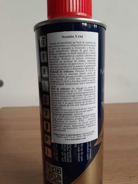 Metalubs X NEW 250 ml - pentru motoare NOI și/sau PUȚIN UZATE.