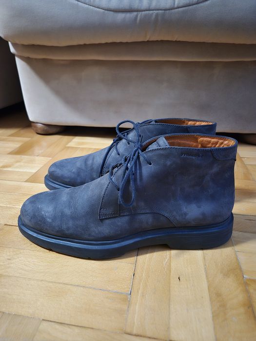 Ghete Bărbați Stonefly, Piele Nubuck Gri, Confort, Italian - 41