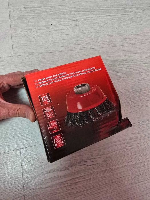 Perie sarma impletita 125mm M14 0.5 max 6500rpm