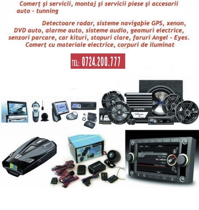 Montaj camera  revers dvr gps si vanzare senzori de parcare navigatii