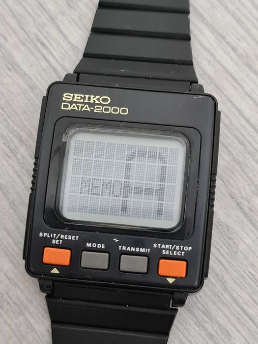 Ceas Seiko DATA-2000 LCD 1983 Vintage foarte Rar made in Japan