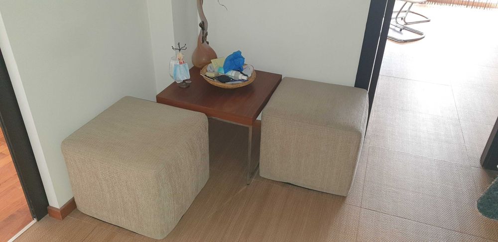 Bo Concept Masuta cafea 55x55 nuc inox Oglinda 60x60 nuc