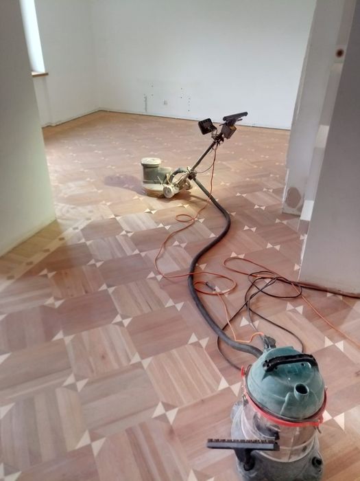 Шлифовка паркета