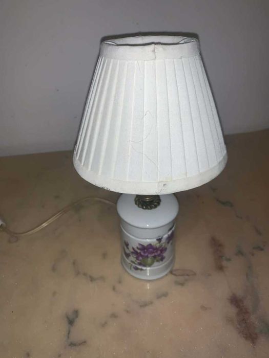 Veioza set din portelan decor dormitor