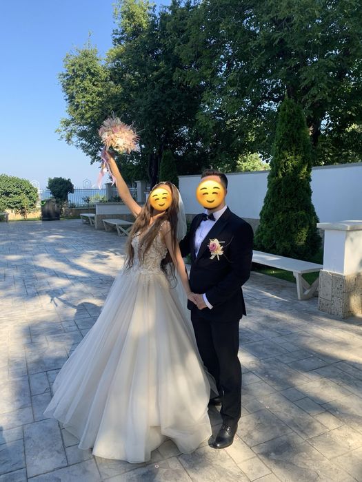 Rochie de mireasa cu corset, mariema M