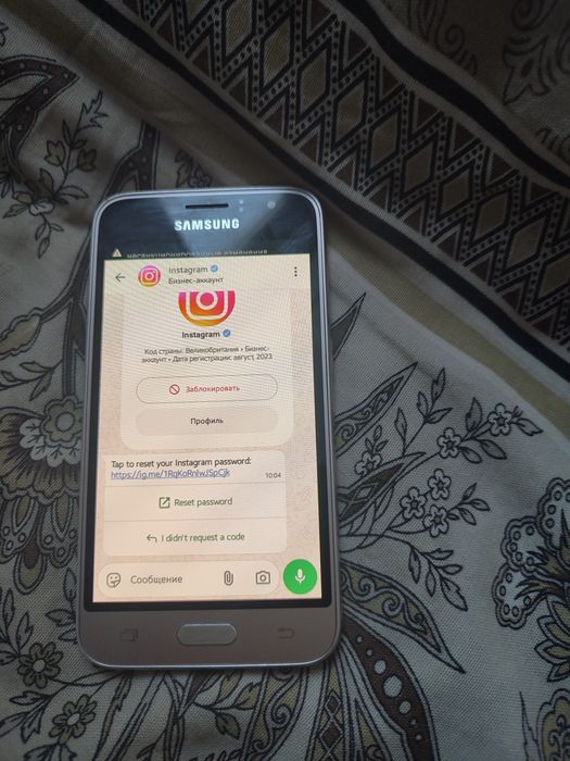 Продам samsung galaxy j 120f