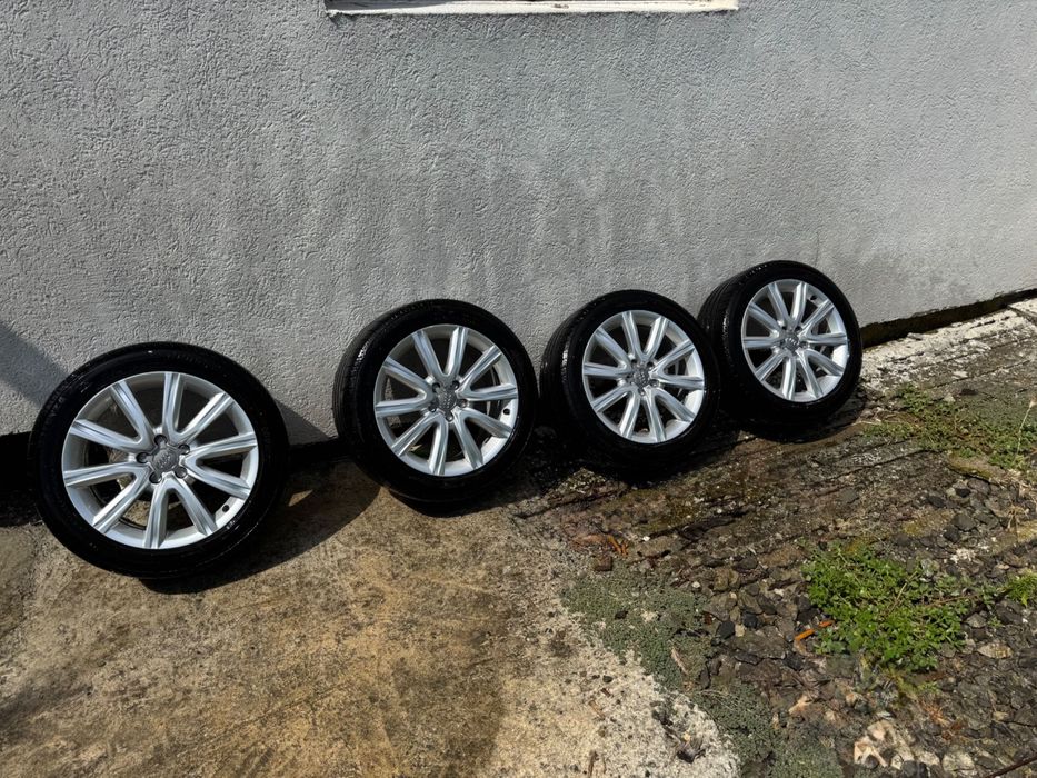 Оригинални джанти AUDI 18 цола + ЛЕТНИ ГУМИ BRIDGESTONE