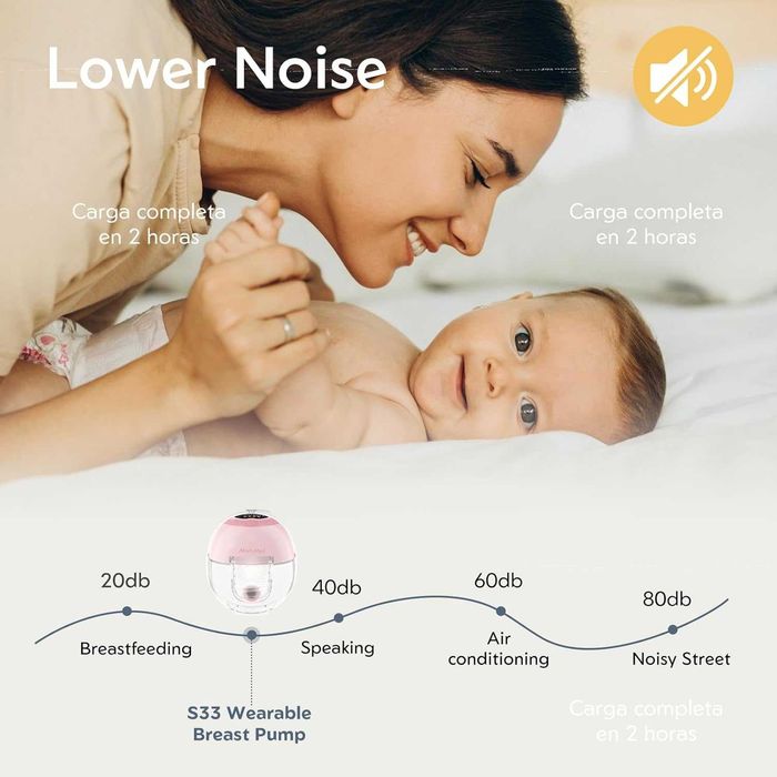 MomMed S33 електрическа помпа за кърма, 4 режима, 9 нива, 1 брой