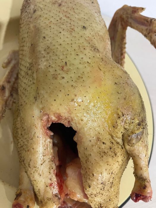 Башкирская утка, готовая к выпечке