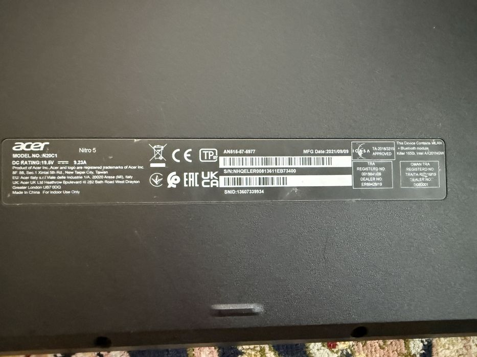 Ноутбук acer nitro5