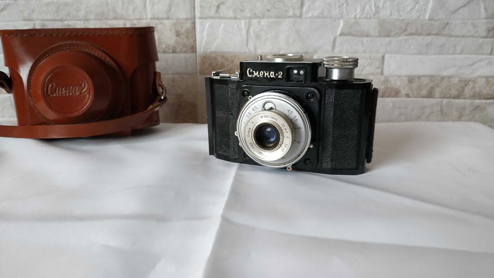 Стар механичен фотоапарат Смена 2 / Smena 2 - Антика