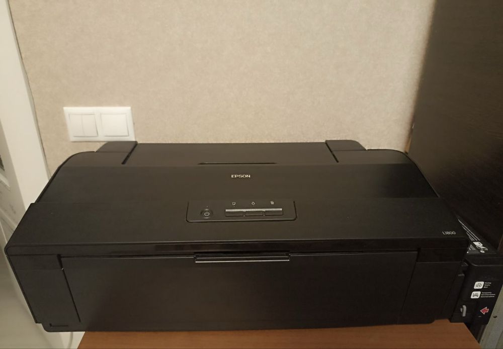 Epson l 1800 цветной принтер