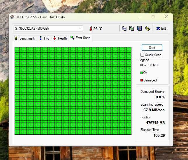 Продавам твърд диск Seagate Barracuda 7200.11 - 500GB.
