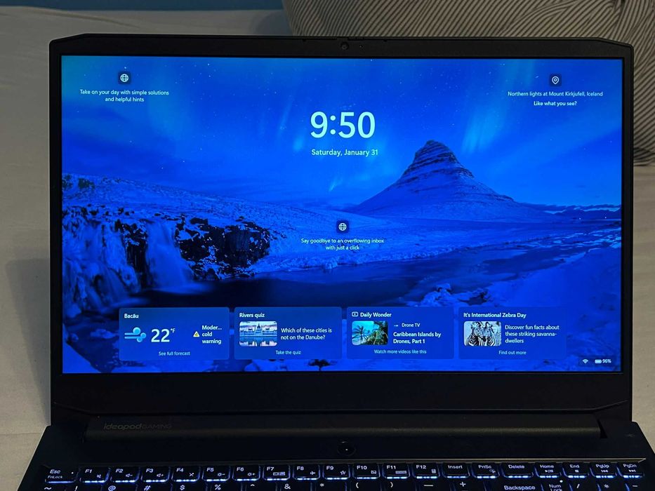 Laptop Gaming Ideapad 3 Ryzen 5600H - 16GB DDR4 - GTX 1650