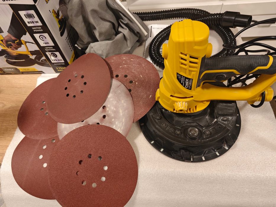 Шлайф за стени и тавани CIMEX, почти неизползван, в гаранция